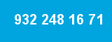 932 248 16 71 932 248 16 71